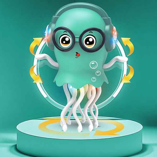 اختاپوس موزیکال حرکتی باطریخور